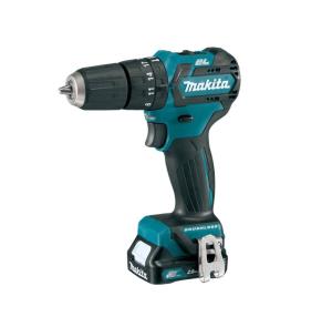 Дрель-шуруповерт аккум MAKITA MAKITA DF332DWAE бесщ, 12 В, 2х2 Ач Li-ion, БЗП 10мм, 0-450/1500 об/мин, 35/21 Нм, подсветка, CXT серия, кейс