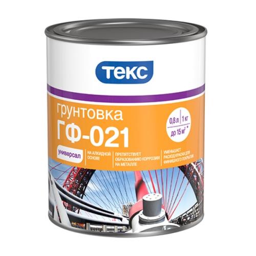 Грунт ГФ-021 ТЕКС Универсал, серый, 1,0кг