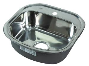 Мойка I-TECH квадратная со скругленными углами 490х470х180х0,8 пол