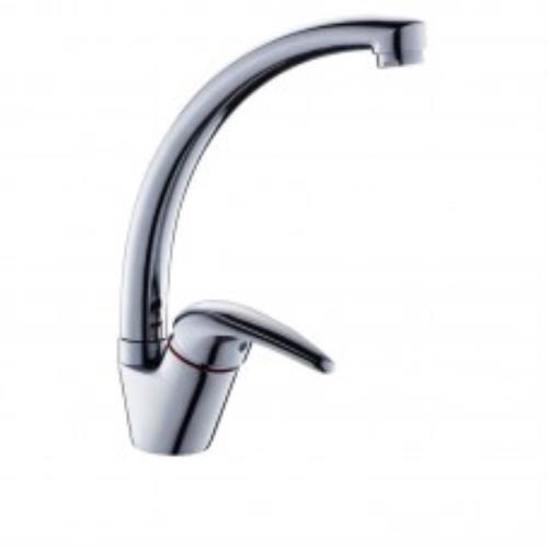 Смеситель GROSS AQUA Basic 3205257С-А02 д/кухни с поворотным изливом, хром 