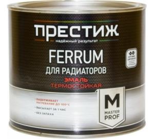 Эмаль Престиж  акриловая, для радиаторов,белая 0,4л 