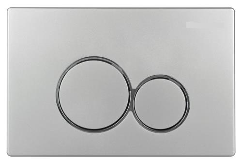 Кнопка д/системы инсталляции ZILI DO пластик 097E, САТИН 