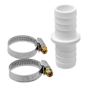 Соединитель 22/22 в комплекте с хомутами для сливных шлангов, MP-У