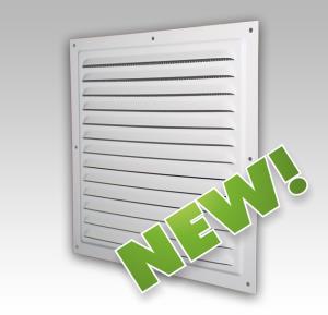 Решетка вытяжная стальная с покрытием полимер эмалью 250х250 ЭРА