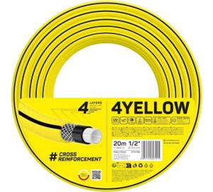 Шланг Cellfast 4YELLOW поливочный, армир, четырехслойный, 3/4" 20 м