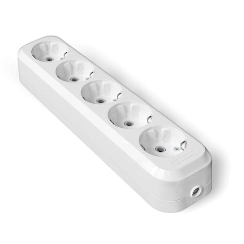 Колодка Универсал Е305, 5 гн. с/з AБС-пластик еврослот