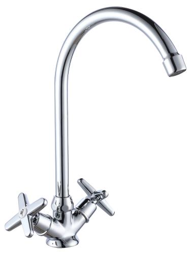 Смеситель VODA Star для кухни, поворотный излив 