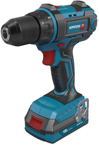 Дрель-шуруповерт аккумуляторная бесщеточная КРАТОН BCD18-OFA SET (АКБ 2,0А·ч; ЗУ + кейс)