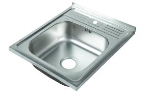 Мойка I-TECH квадратная накладная 600х500х180х0,8 мат