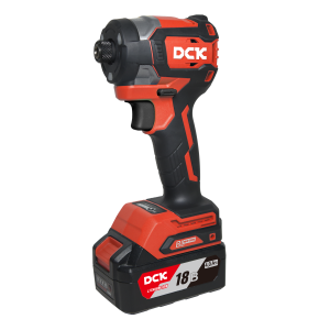 Дрель-шуруповерт аккум DCK KDPL208 2*4А/ч, HEX-impact, 208нм, 3 скорости, подсветка.