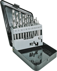 Набор сверл по металлу шлифованных Кратон Ø1,5-6,5 мм (13 шт)