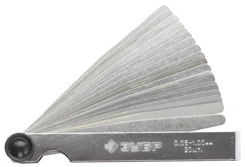 Набор щупов ЗУБР 0.05 - 1 мм, 20 предметов