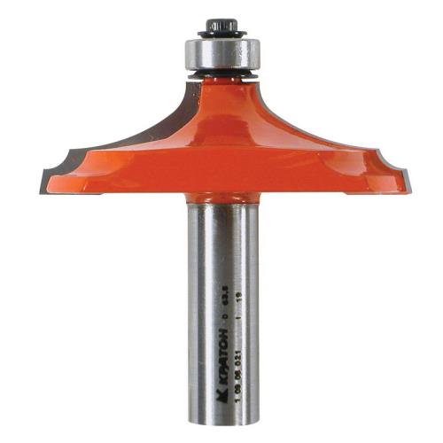 Фреза фигирейная горизонтальная с подшипником Кратон PROFESSIONAL Ø63,5х19,0 мм, хв.12 мм