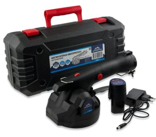 Виброприсоска аккумуляторная Vertex V07-3, 12В, 1,5А/ч, 130мм. 6ступ.