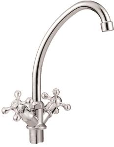 Смеситель для кухни ЭКОНОМ 401, двухвентильный, гайка