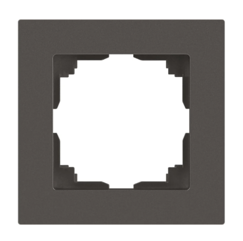 Рамка ЭРА Intro Accent 6-501-09, 1-постовая, титан