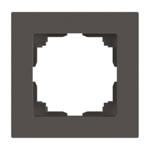 Рамка ЭРА Intro Accent 6-501-09, 1-постовая, титан