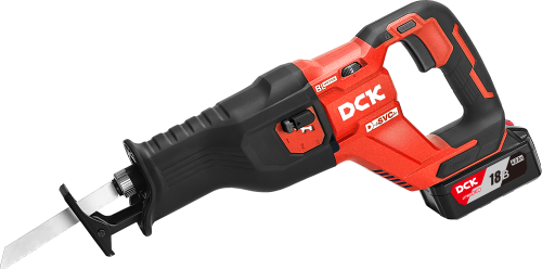 Пила сабельная аккумуляторная DCK KDJF32,18В, 2*5 А/ч, 0-2800 ход/мин, з/у