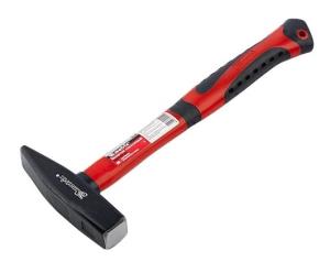 Молоток MATRIX, слесарный, фиберглас обрезин ручка, 400г