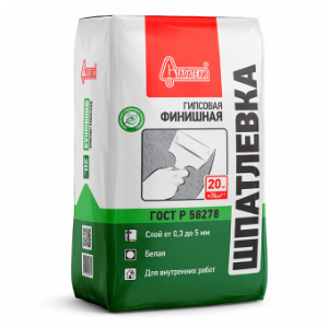 Шпатлевка Старатели Финишная, гипсовая, 20кг