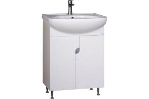 Тумба Уют 55 Лилия без ящика + Раковина Уют 55