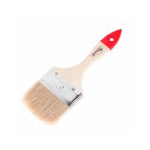 Кисть РемоКолор/Hobbi Стандарт плоск, для всех видов ЛКМ, нат щетина, дер ручка, 3-75мм