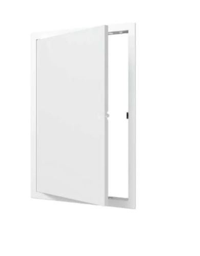 Люк дверца ревизионная LN фланец 300х400 нажимной замок 327х427 ЭРА