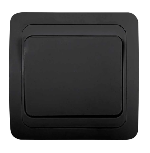 Выключатель CLASSICO 1 кл. черный 2021B IN HOME