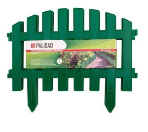 Забор декоративный  PALISAD "Винтаж" зеленый  28х300 см, 