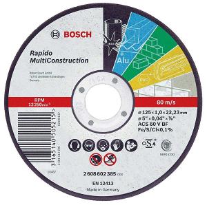Диск отрезной BOSCH MULTICONSTRUCT, 115x1мм