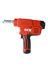 Заклепочник ручной аккум. DCK KDPM50, 10.8В, 2*2А/ч, 10000Н, 2,4-5мм.