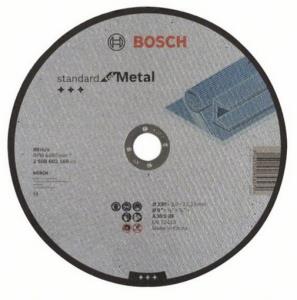 Диск отрезной по металлу BOSCH STANDART, 230x3мм прямой
