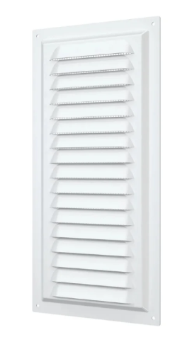 Решетка вытяжная стальная с покрытием полим эмалью с сеткой 150х300 ЭРА