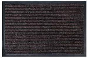 Коврик Ребро 3:2 влаговпитывающий, ребристый (коричневый) 40х60 см