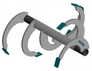 Фреза STIMUL спиральная, 450/420/30 мм (комп. 2 шт.)