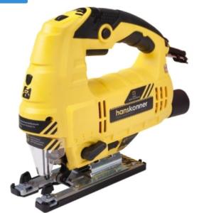 Лобзик эл Hanskonner  HJS0811LPE. 860Вт, 120/12мм (дер/мет),  алюм.опора, кейс.