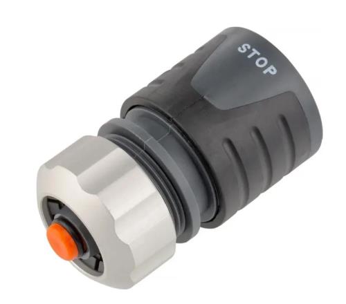 Соединитель AMIGO, с металлической цангой, пластик, 3/4" с аквасопом