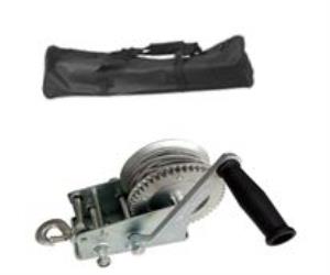 Лебедка ручная барабанная Кратон RCP-1.0 Т, стальной трос 10 М