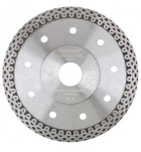 Диск алмазный отрезной 125 х 22.2, Gross тонкий, сплошной (Jaguar), мокрsq рез.