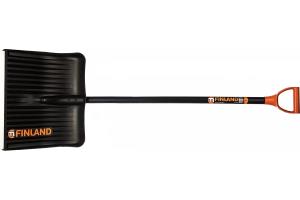 Лопата снеговая ЦИ Finland 1023, пласт., дер. черенок, 490х410мм.