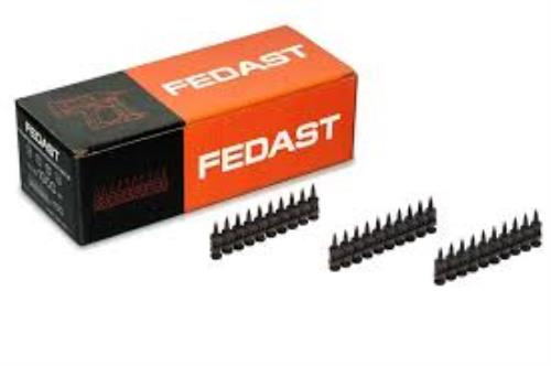 Гвозди для монтажного пистолета кованые с ребрами жесткости Bullet Point 2,7х22мм, 1000 шт., FEDAST
