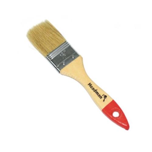 Кисть РемоКолор/Hobbi Стандарт плоск, для всех видов ЛКМ, нат щетина, дер ручка, 1,5-38мм
