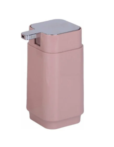 Дозатор для жидкого мыла Аквалиния, пластик, Квадро пудровый PS0221CA-LD