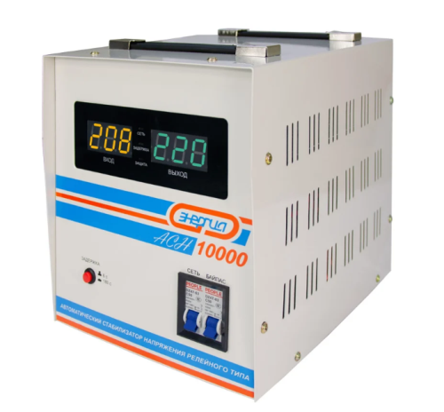 Стабилизатор напряжения ЭНЕРГИЯ с цифровым дисплеем АСН-10000 