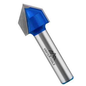 Фреза VERTEX пазовая V-образная хв-к 8 мм, d-16 мм, h-16 мм, а - 90, l-51 мм