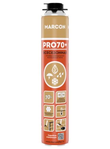 Пена монтажная MARCON 70+ PRO всесезонная, 1000 мл (-5+35)