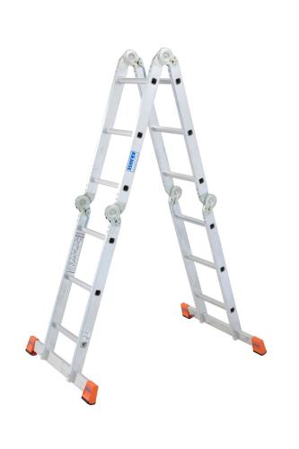 Лестница четырехсекционная KRAUSE MULTIMATIC 4х3 шарнирная