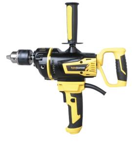 Дрель Hanskonner HDM2014E 1400 Вт, 0-800 об/мин, патрон 16 мм,4м кабель. метал.редуктор