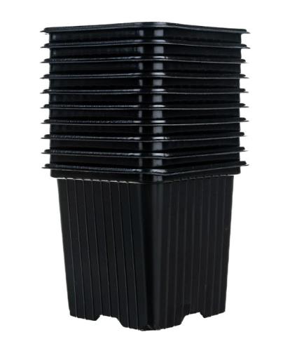 Горшочек для рассады Россия 70х70x65 мм полистирол  10 шт.