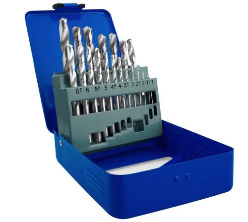 Набор сверл по металлу Vertex HSS 19 шт, 1-10 мм
